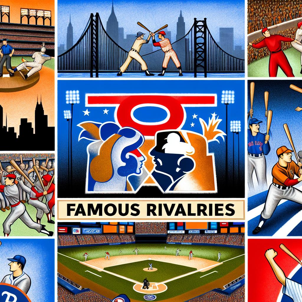 Famous rivalries in MLB history.